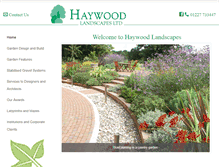 Tablet Screenshot of haywood-landscapes.co.uk